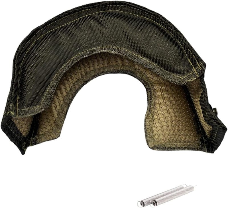 BSTFLEX Carbon Fiber Turbo Blanket T25 T28 Heat Shield Turbocharger Blanket Fastener Springs - Image 1